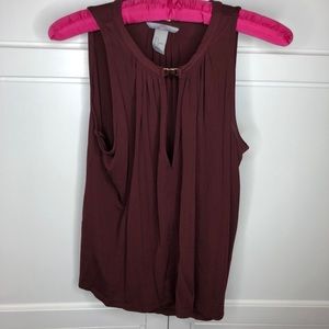 H&M blouse burgundy